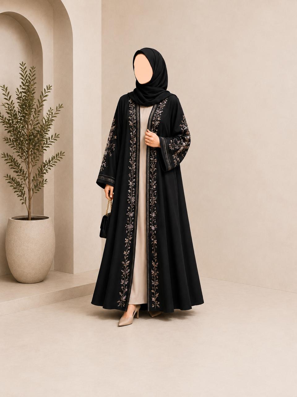 Embroidered Abaya